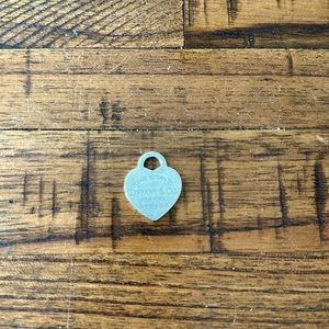 Silver Tiffany & Co keychain tag